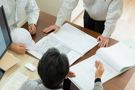 建物の土台を現場の最前線で支える仕事