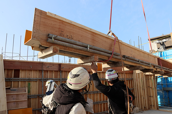 建物の土台を現場の最前線で支える仕事